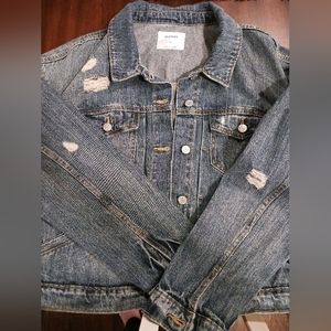 NEW!!! Old Navy Distressed Blue Jean Jacket Size XL *NWT*